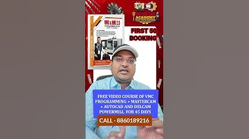 BUMPER OFFER ON VMC AND HMC PROGRAMMING BOOK - FREE VIDEO COURSE WITH BOOK - 8860189216