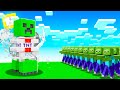 MUTANT SUPER CREEPER vs 10,000 ZOMBIES!