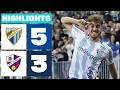 MALAGA CF 5 3 SD HUESCA هایلایت های هایپر حرکت لالیگا