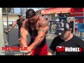 Morgan Aste trains in the Pit on Muscle Beach