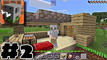 Craftsman Building Craft Survival Gameplay Walkthrough Part 2 - I Hate Creepers!!!