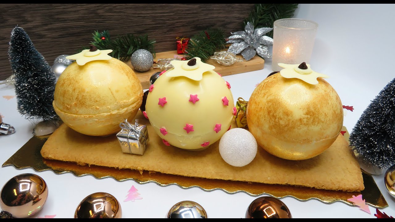 Bûche boules de Noël