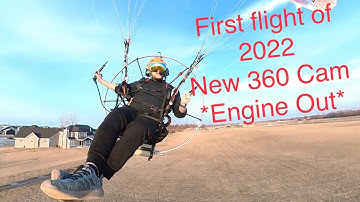 Paramotor Engine out!!! First Flight of 2022