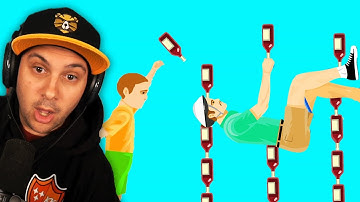 Can I Make The IMPOSSIBLE Bottle Flip In Happy Wheels?!