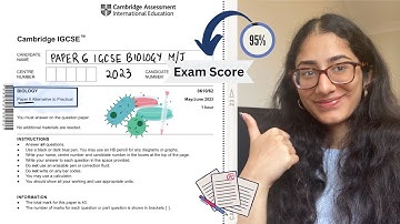 IGCSE Biology (0610) - M/J 2023 Paper 62 -Extended SOLVED