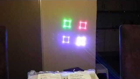ARDUINO DUE RGB LASER PROJECTOR