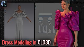 Designing and Modeling a Womens Dress Using Clo3D