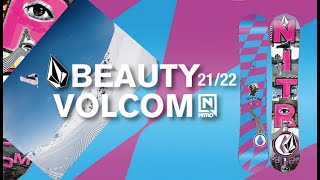 ナイトロ スノーボード 21-22 NITRO BEAUTY×VOLCOM【ビューティー×ボルコム】（日本語字幕入り）昨年リリースと共に瞬く間に人気モデルとなったビューティーのボルコムコラボバージョン
