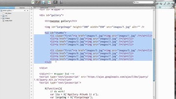 jQuery: Simple Picture Gallery