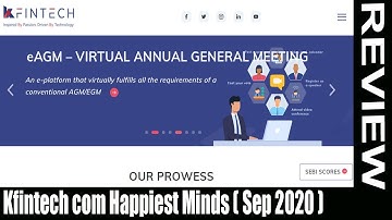 Kfintech com Happiest Minds (Sep 2020) Must Watch Surprising Facts! | Scam Adviser Reports