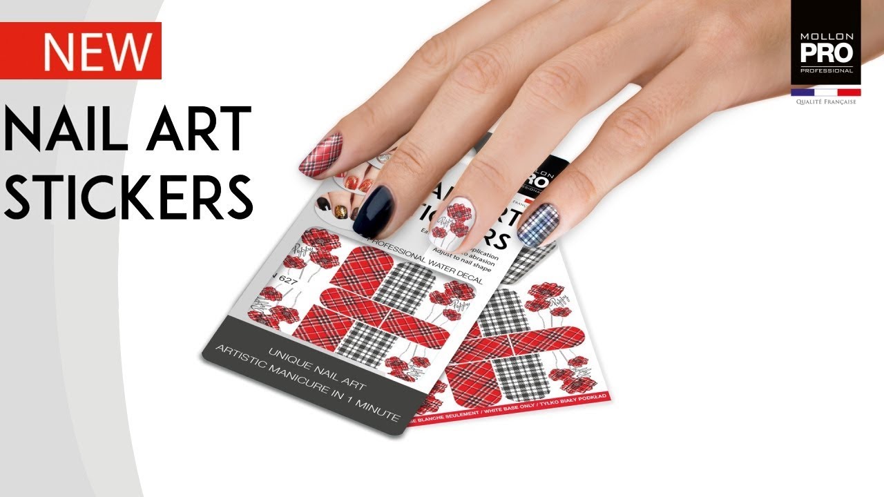 Nail Art Stickers - naklejki do paznokci - Mollon PRO