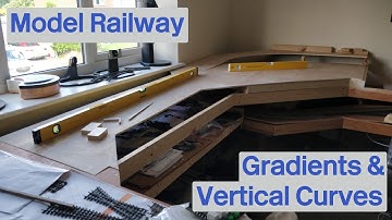 Model Railway Construction: More baseboard. Gradients and vertical curves.