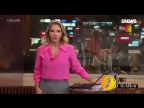 Maria Beltrão rebola ao vivo durante telejornal na Globonews