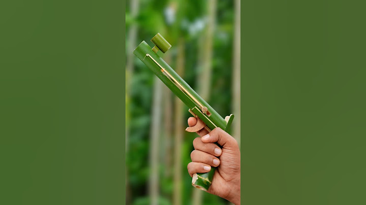 Bamboo creations with Green Bamboo Slingshots and cup #bamboo #Diy #Slingshots #Bambooart