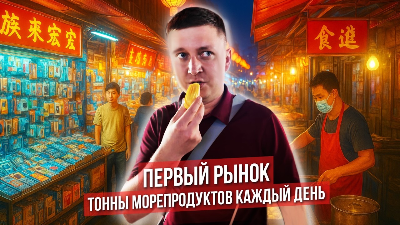 Где поесть и купить сувениры в Санья? ПЕРВЫЙ РЫНОК