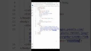 Creating Round Image | CSS HTML for Beginners