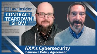 Cybersecurity Insurance Policy Agreement from AXA