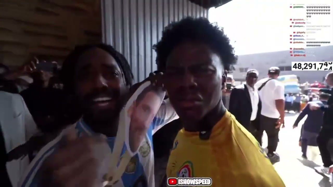 ISHOWSPEED MET MESSI BIGGEST FAN IN ETHIOPIA 