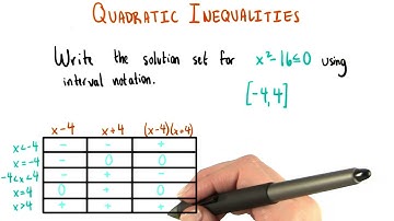 Interval Notation - College Algebra