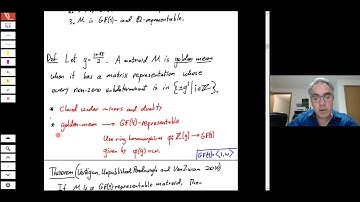Graphs and Matroids Seminar - Daniel Slilaty