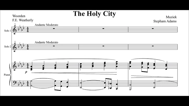 The Holy City - F. E. Weatherly and Stephen Adams ...