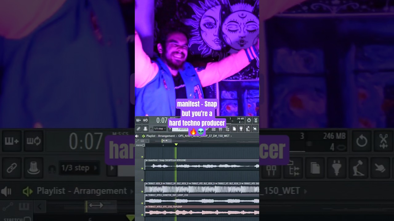 manifest 🤝🏻 hard techno🔥🎶 