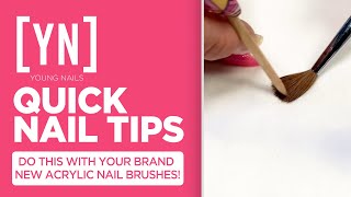 Quick Nail Tips: Always Do This with Your Brand New Acrylic Nail Brushes!