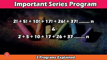 Factorial Series upto n terms in Java | Important Series program | 2+5+10+17+26+37.... | BluejCode