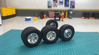 How To Make Rc Truck Wheel 1/14 ( Aluminium Truck Front Rims )