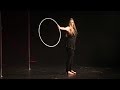 Tarra christensen  hula hoop solo  dance without you