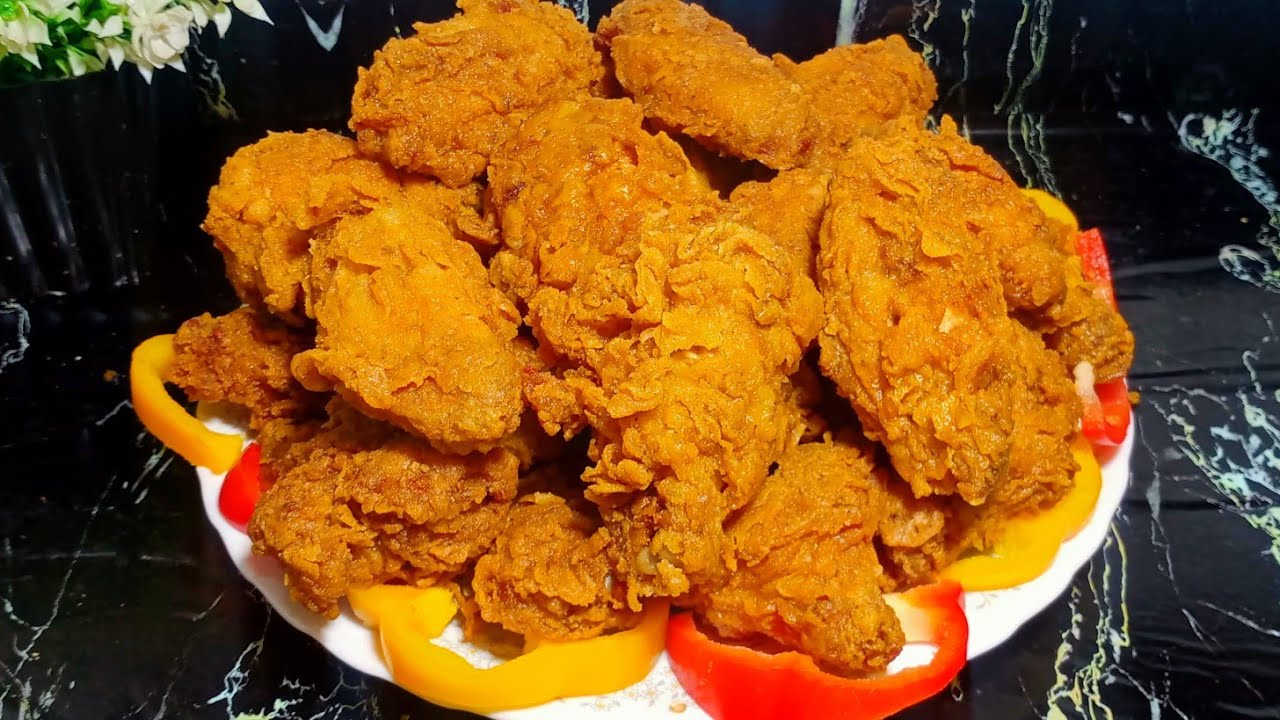 أجنحة الدجاج المقرمشة بتتبيلة جنان علي طريقة المطاعم😋#اجنحة_دجاج #اجنحة_الدجاج #اجنحة #fypシ #food