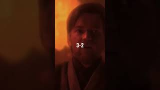 Obi-Wan vs Luke Skywalker #shorts #battle #edit #viral #entertainment #starwars #vs #jedi #kenobi