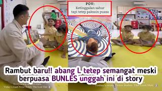 Download Lagu RAMBUT BARU!! EKSPRESI ABANG L KETINGGALAN SAHUR TAPI TETEP PUASA BIKIN GEMESH MP3