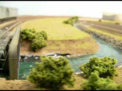How to work on River Scenery for HO layouts - YouTube