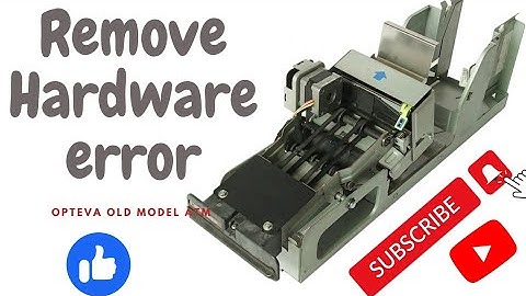 How to Fix Recipe Printer Error in OPTEVA ATM | ATM Printer Error Solution | OPTEVA Recipe Printer