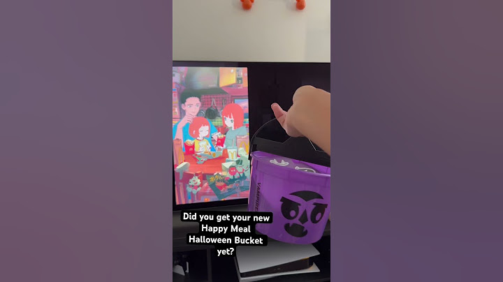 New McDonald’s Happy Meal Halloween Bucket!