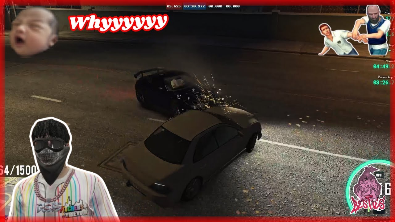 Jay Hobbs Crashes Out After 4Head Did This In A Race | NoPixel 4.0 GTARP