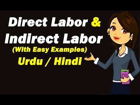 What is Direct Labor & Indirect Labor ? Urdu / Hindi
