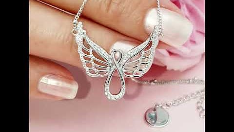 Protect Me Always Angel Wing Necklace
