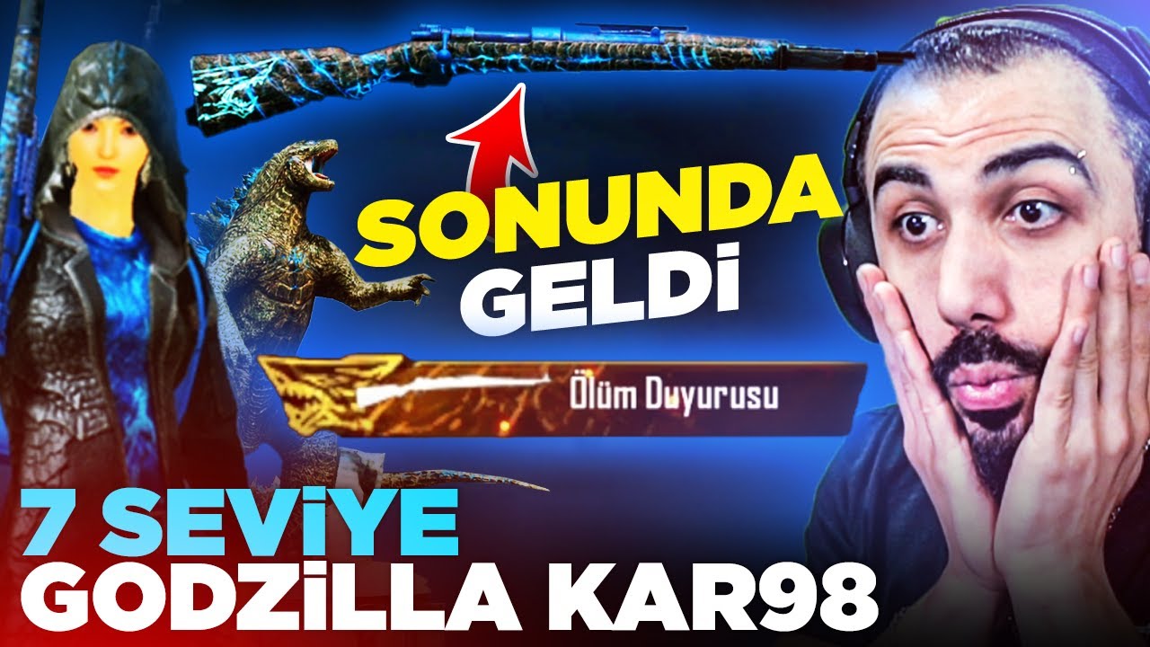 SONUNDA GODZİLLA KAR98'İM OLDU!! YILLAR SONRA HAYALİM GERÇEKLEŞTİ | PUBG MOBILE