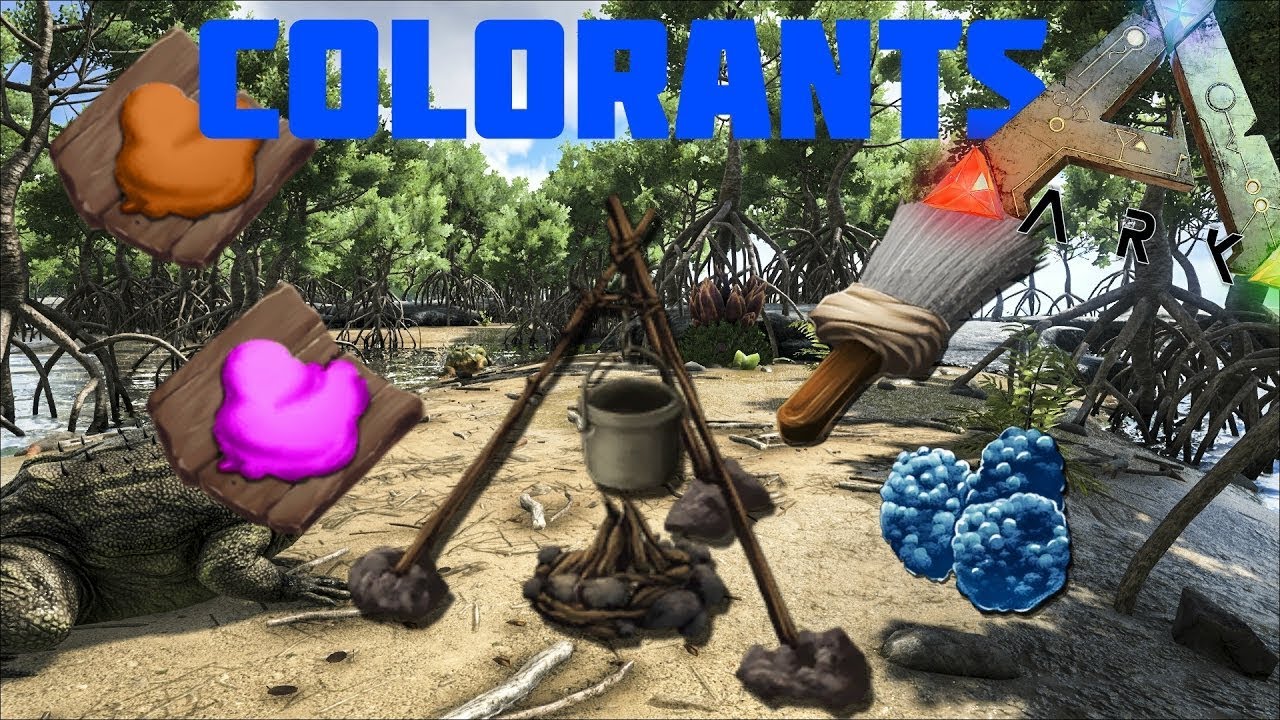 [ARK MOBILE] comment faire de la peinture? Tuto fr - YouTube