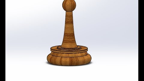 ► SolidWorks 2016 Tutorial Design a Chess Pawn £££