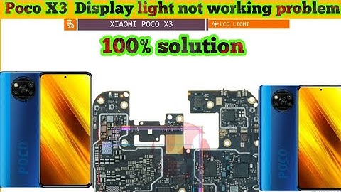 Poco X3 Display light not working problem solution|#youtubeviralvideo