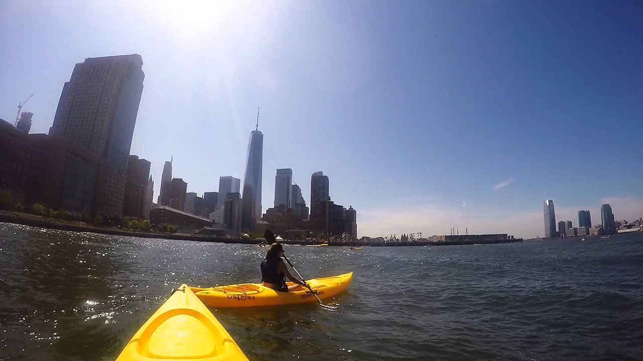 Kayaking on the Hudson River New York City YouTube