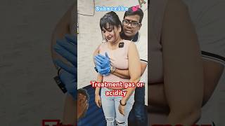 cheast pain treatment 😘 #greenscreen #collab #shorts #chiropractic