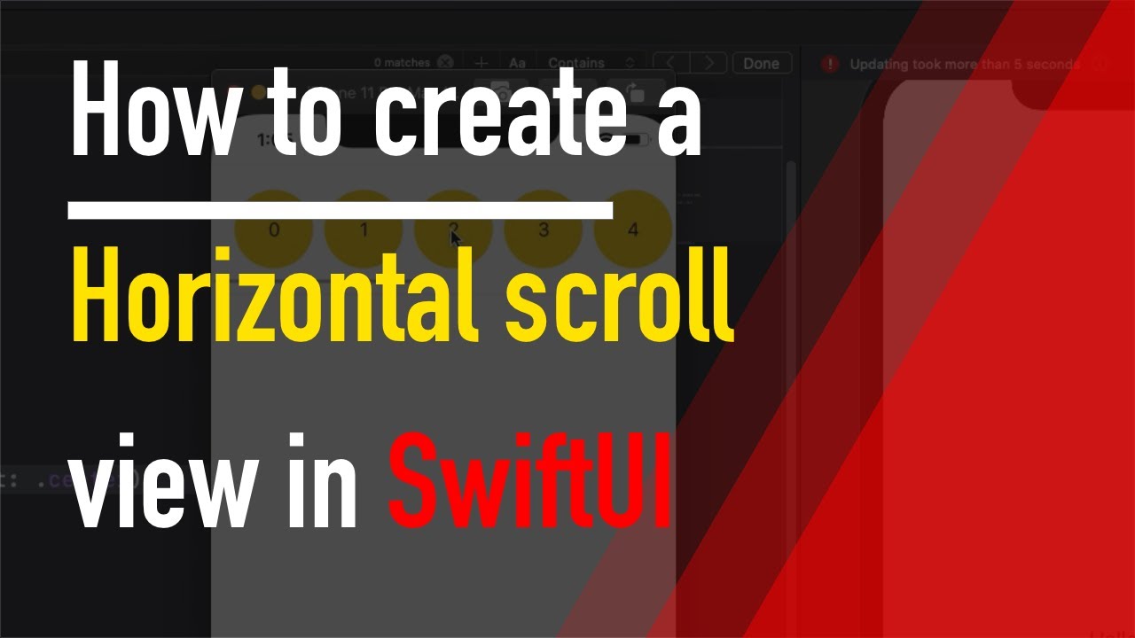 How to create a horizontal scroll view in SwiftUI