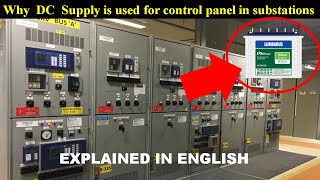 Why DC Supply is used in Substations explained in English  | #SUNELECTRICAL