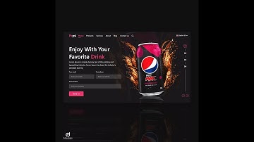 Pepsi landing page | Daily UI