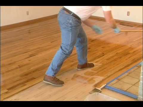 Applying The Seal Coat You, Can You Seal Laminate Flooring With Polyurethane