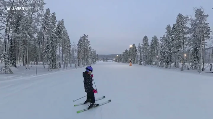 Perfect Levi Ski Beginner Slope 8.3 at South Point